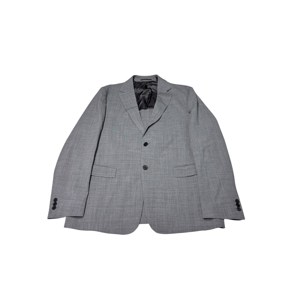 Theory Mens Clinton Sartorial Seer Grey Wool Blend Blazer Sport Coat 44 K0271113